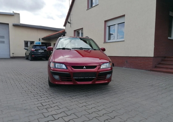 Mitsubishi Space Star cena 7400 przebieg: 213000, rok produkcji 2004 z Międzychód małe 154